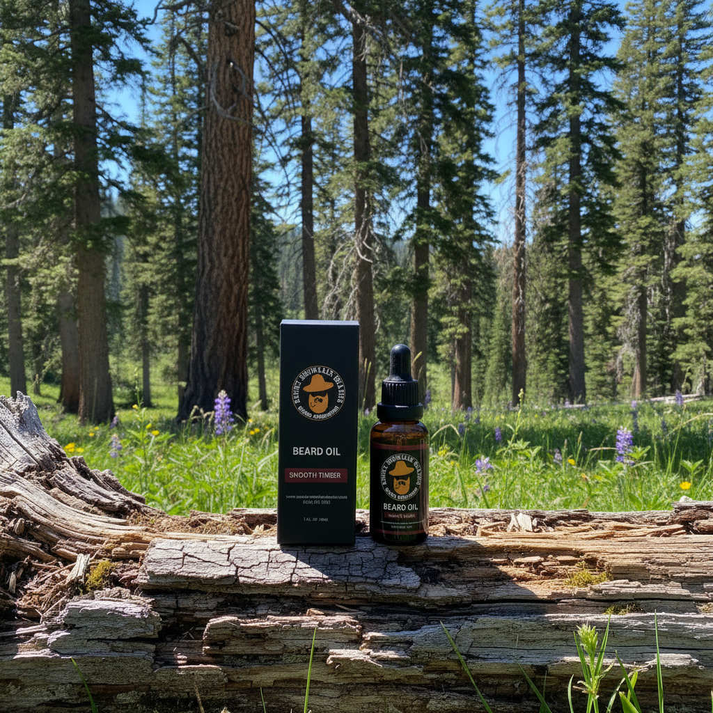 Smooth Timber Beard Oil - Big Pines Zoomed