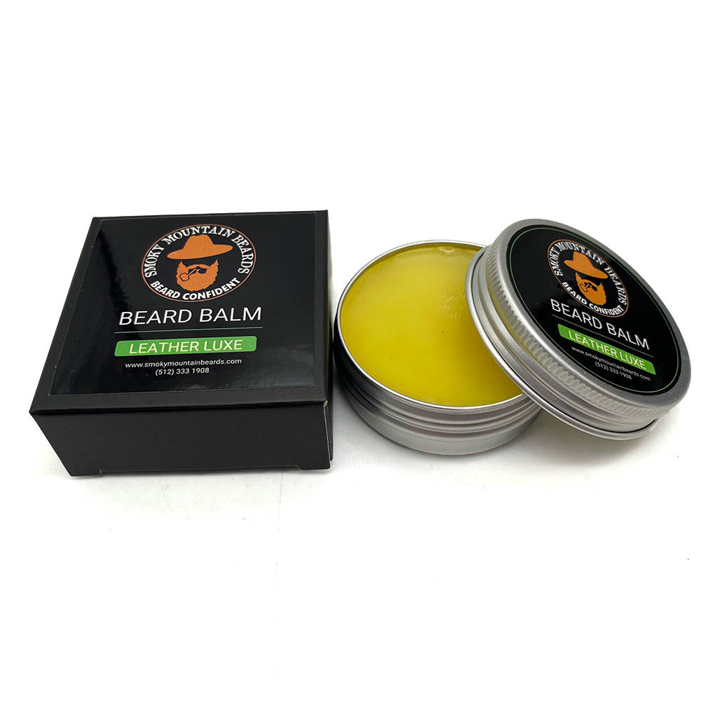 tobacco and leather beard balm Legendary Balm, Outlaw with sweet whiskey Shea Butter Beard Balm Southern Tobacco