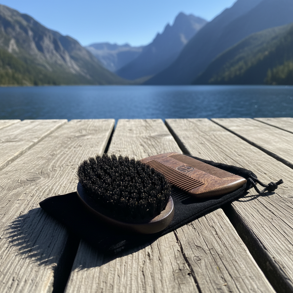 Brush Comb Bag - On Brand Background