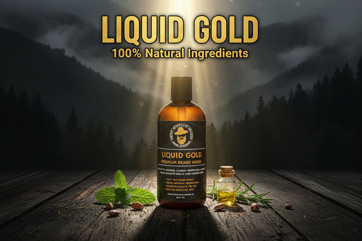 Liquid Gold Beard Care Bundle — Wash + Conditioner