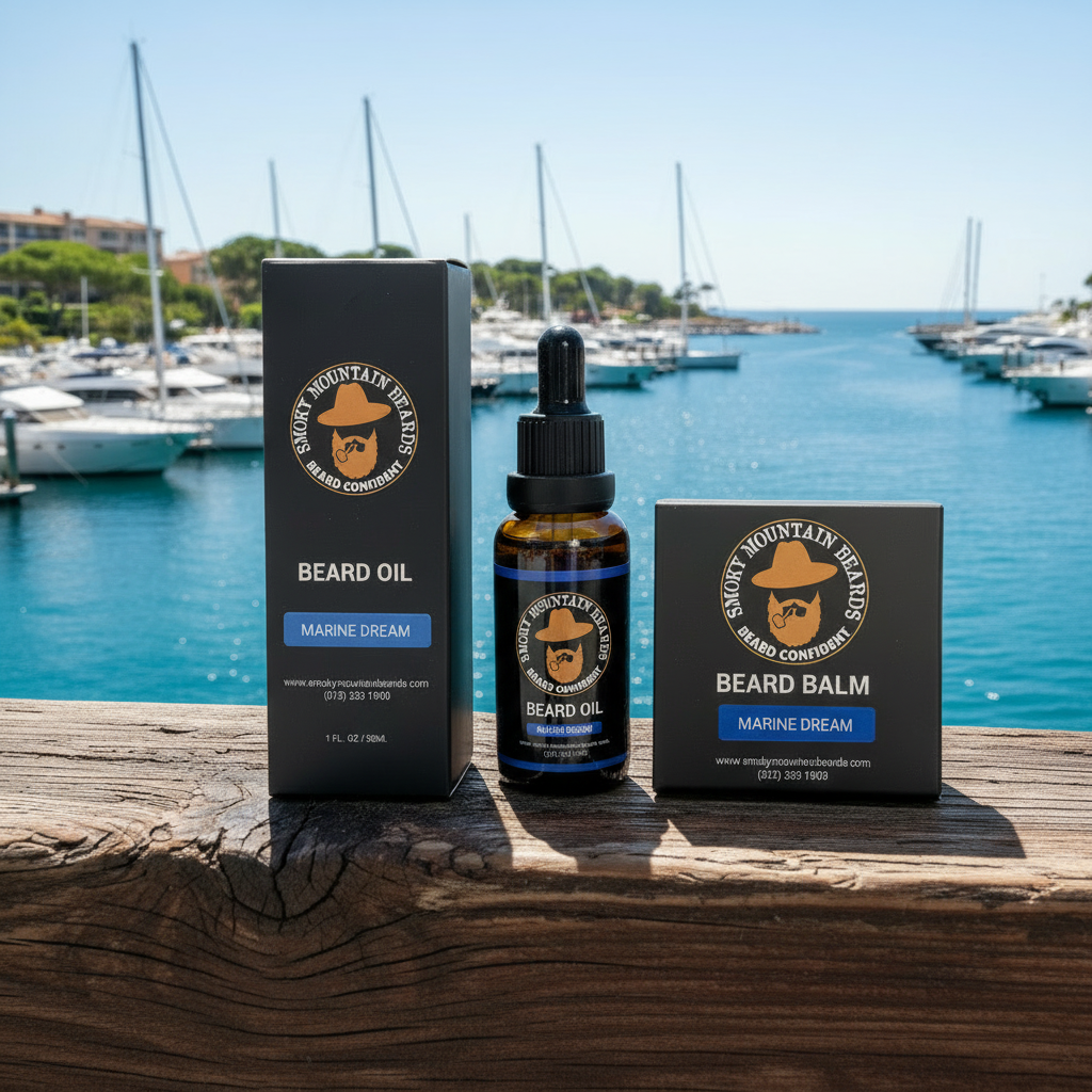 Marine Dream Beard Oil - Marina Background