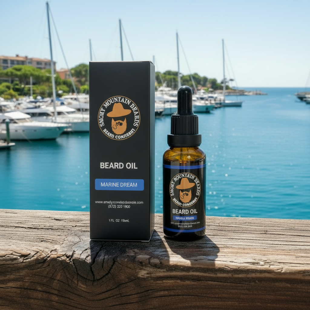 Marine Dream Beard Oil - Zoomed & Centered