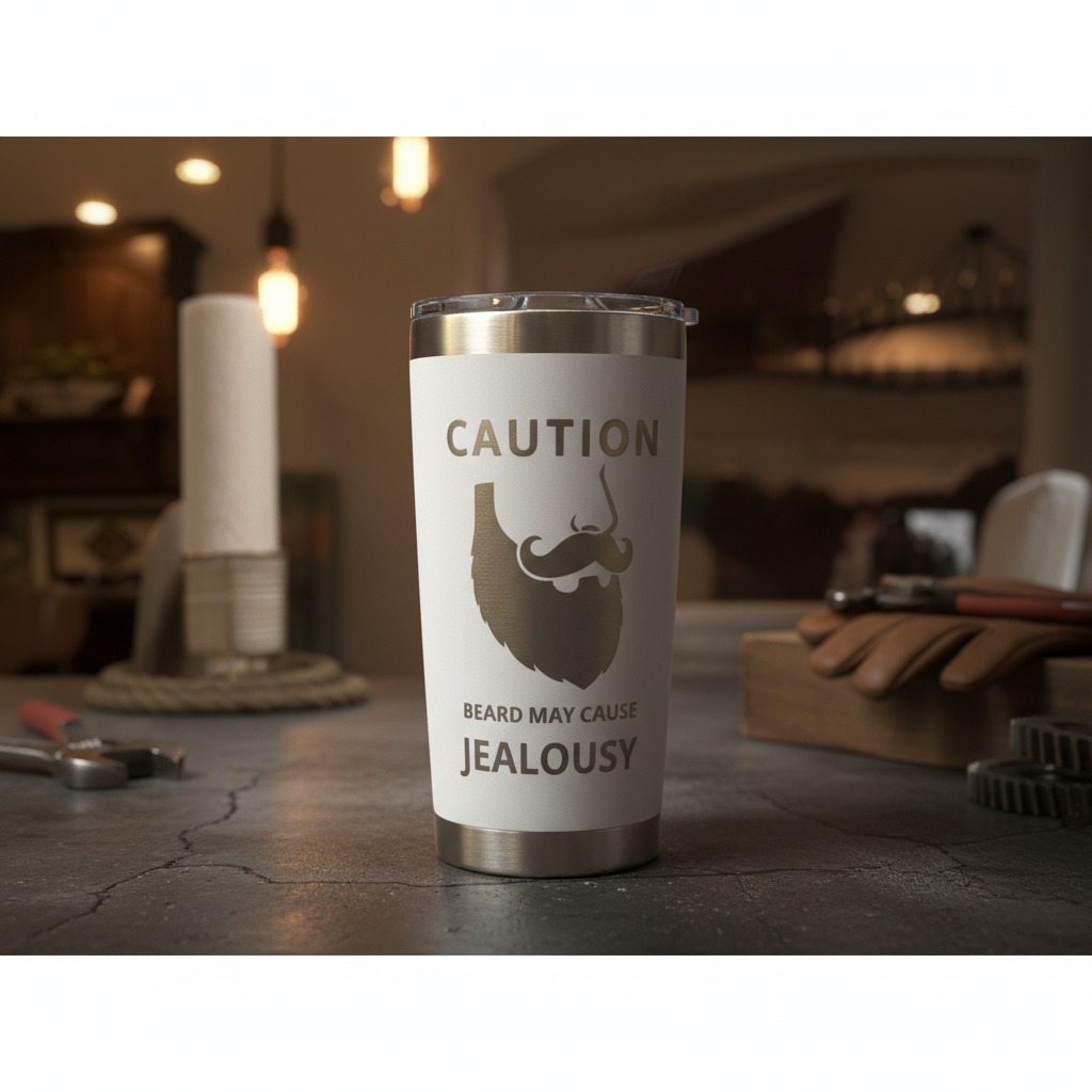 Tumblr Mug Caution Side Desk Lifestyle